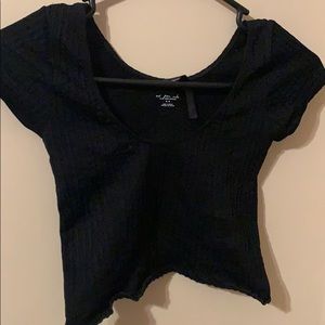 black crop top